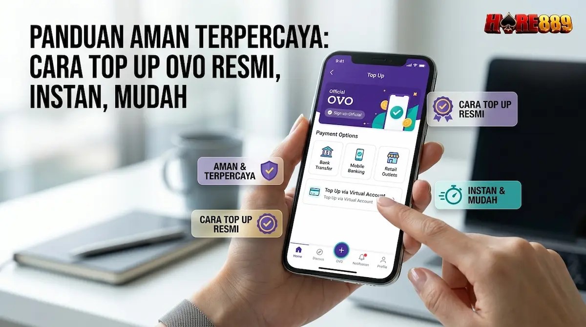 Panduan Aman Terpercaya Cara Top Up OVO Resmi Instan Mudah Hore889
