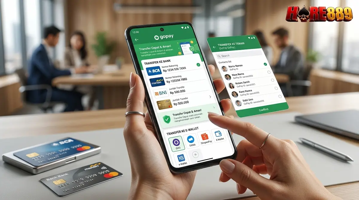 Panduan Lengkap Cara Transfer GoPay Cepat dan Aman ke Bank Teman eWallet HORE889