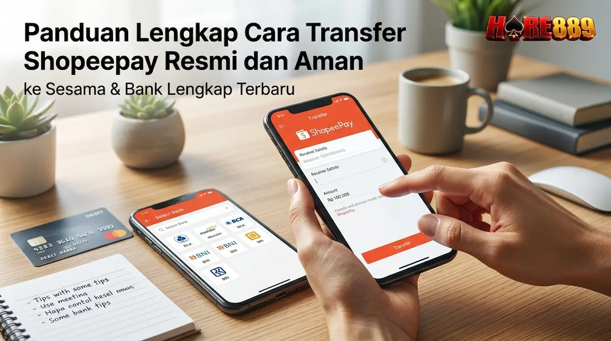 Panduan Lengkap Cara Transfer Shopeepay Resmi dan Aman ke Sesama & Bank Lengkap Terbaru HORE889