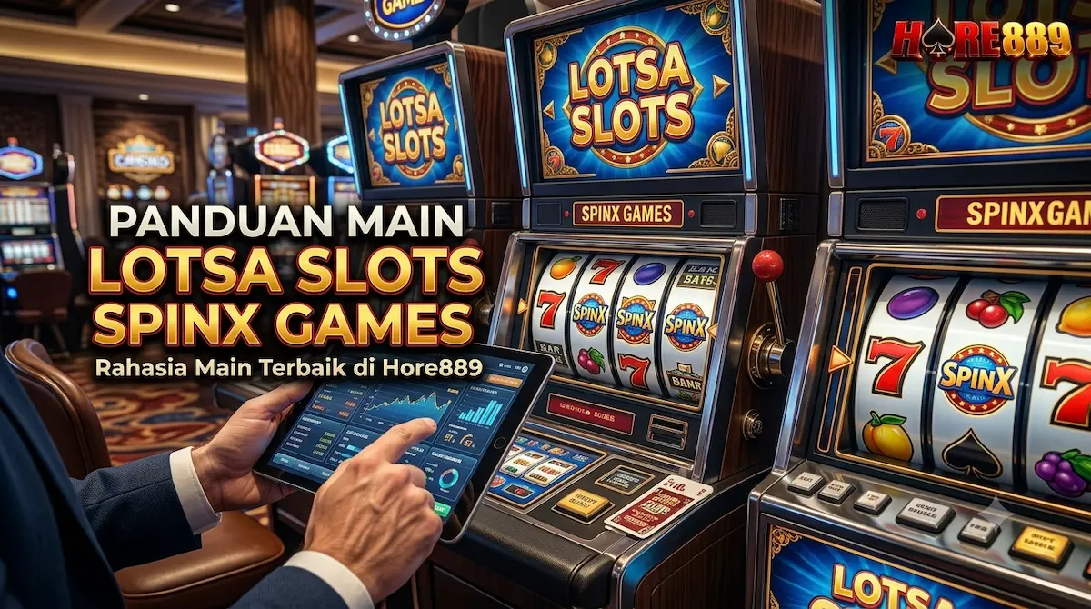 Panduan Main Lotsa Slots SpinX Games Rahasia Main Terbaik di Hore889 Slot Qris