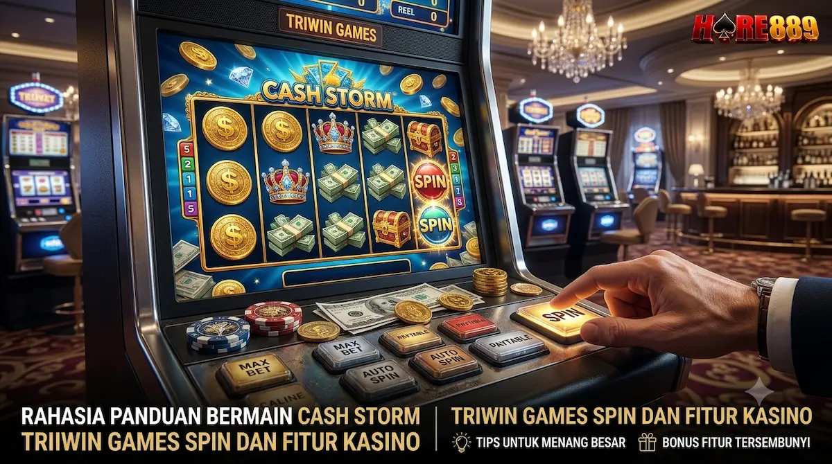 Rahasia Panduan Bermain Cash Storm Triwin Games Spin Dan Fitur Kasino Slot Qris Hore889