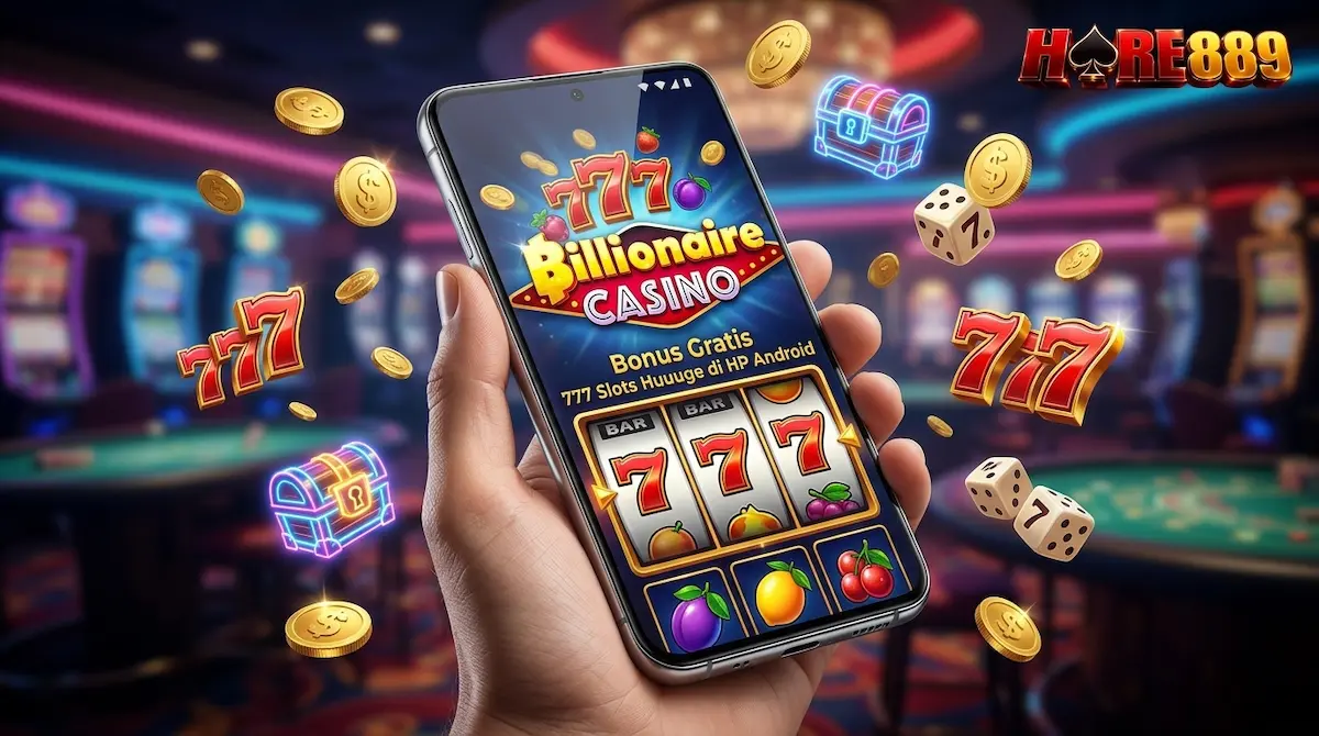 Bonus Gratis Billionaire Casino Slots 777 Huuuge di HP Android - HORE889