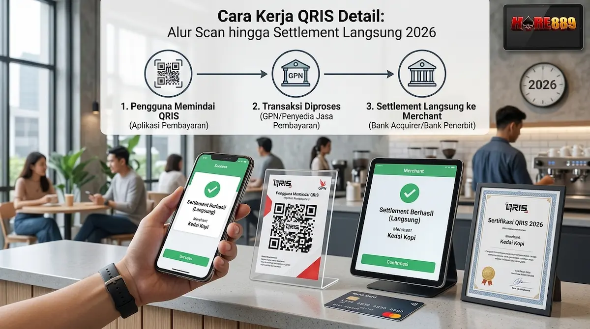Cara Kerja QRIS Lengkap: Alur Scan hingga Settlement