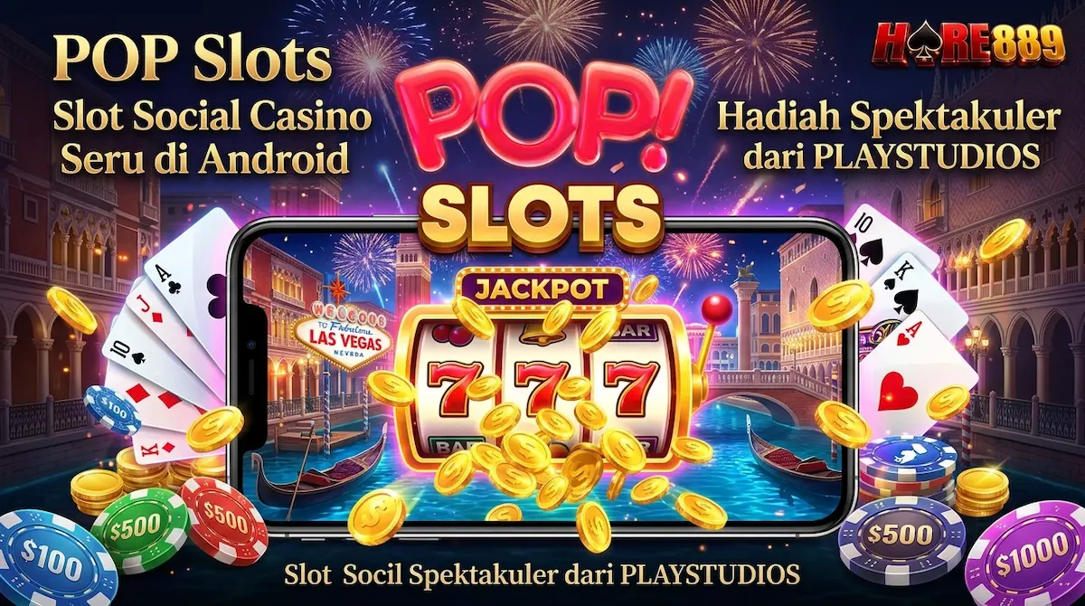POP Slots PLAYSTUDIOS: Slot Social Casino Seru di Android