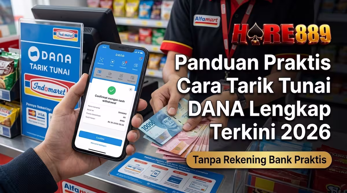 Cara Tarik Tunai DANA Tanpa Rekening Bank Praktis Panduan Praktis Cara Tarik Tunai DANA Lengkap Terkini 2026 Tanpa Rekening Bank Praktis - HORE889