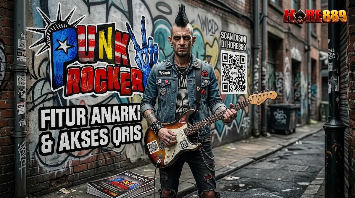 Punk Rocker Nolimit City: Fitur Anarki & Akses QRIS di HORE889